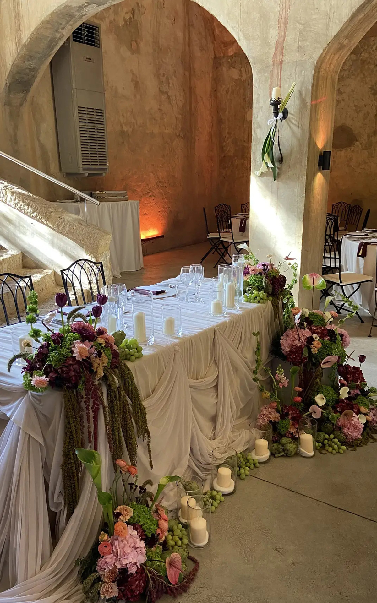Decoración floral elegante