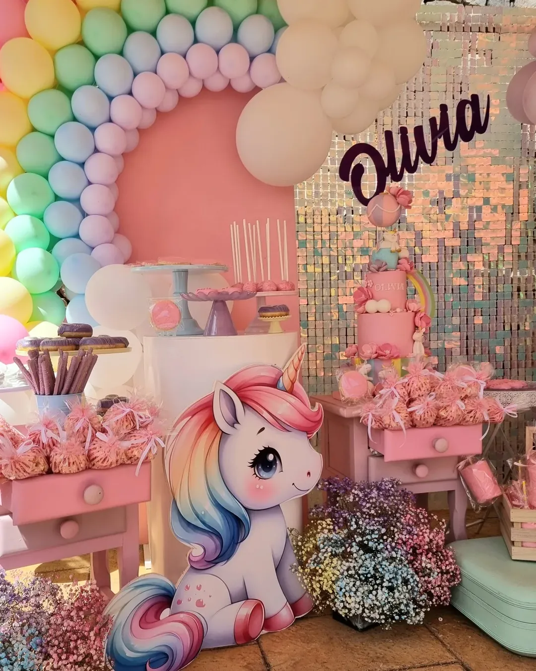 Decoración de fiesta para niña