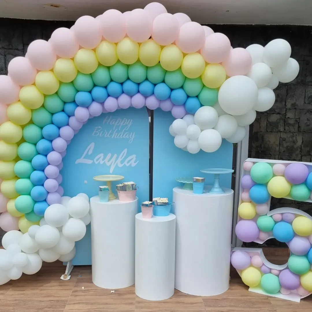Decoración infantil con globos